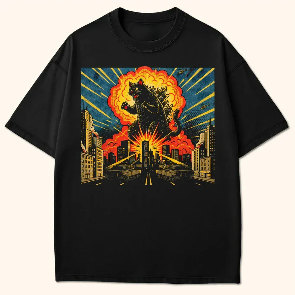 Kyattojira Rampage T-Shirt Black / S 82683648927939805240 T-Shirt