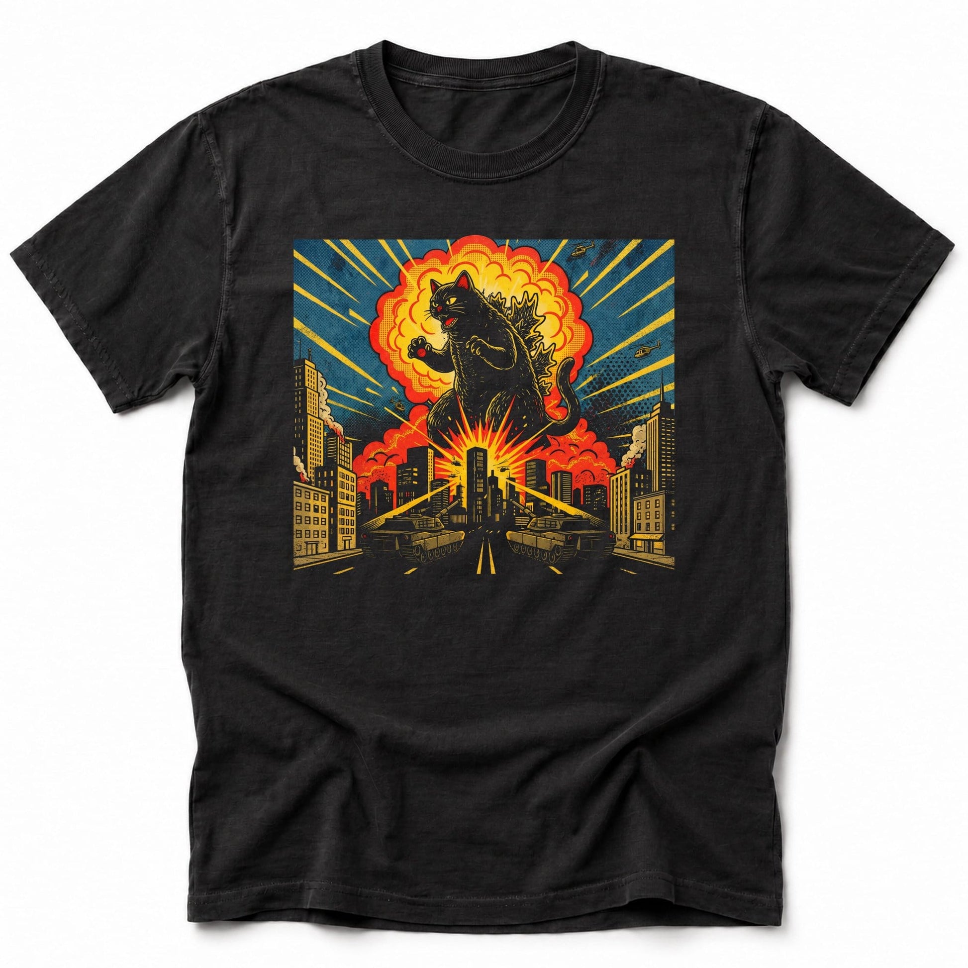 Kyattojira Rampage T-Shirt Black / S 82683648927939805240 T-Shirt