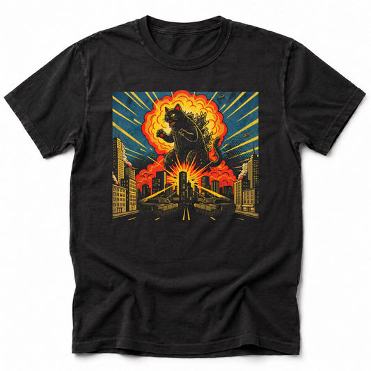 Kyattojira Rampage T-Shirt Black / S 82683648927939805240 T-Shirt