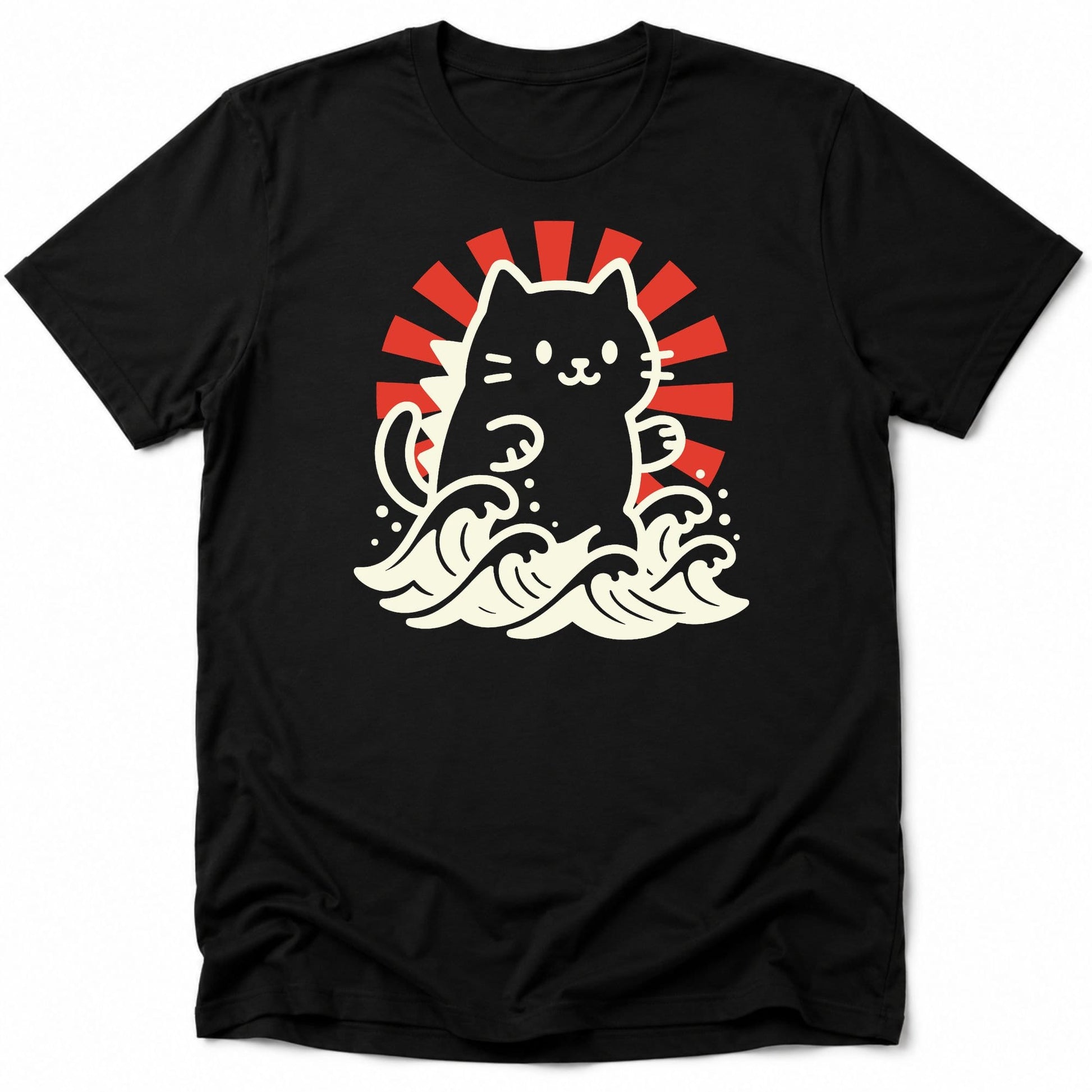 Kyattojira Rising Everyday Softstyle Tee Black / S 32878393970041171245 T-Shirt