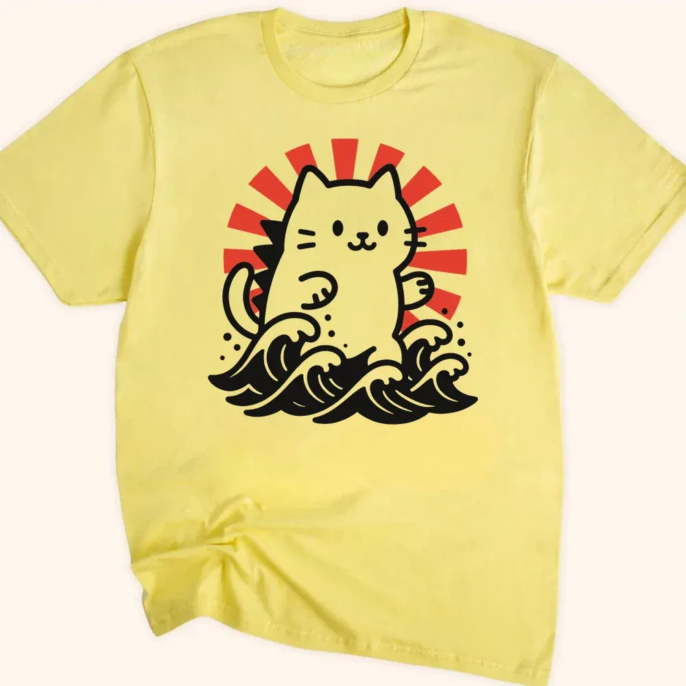 Kyattojira Rising Everyday Softstyle Tee Cornsilk / S 28298490084106661713 T-Shirt