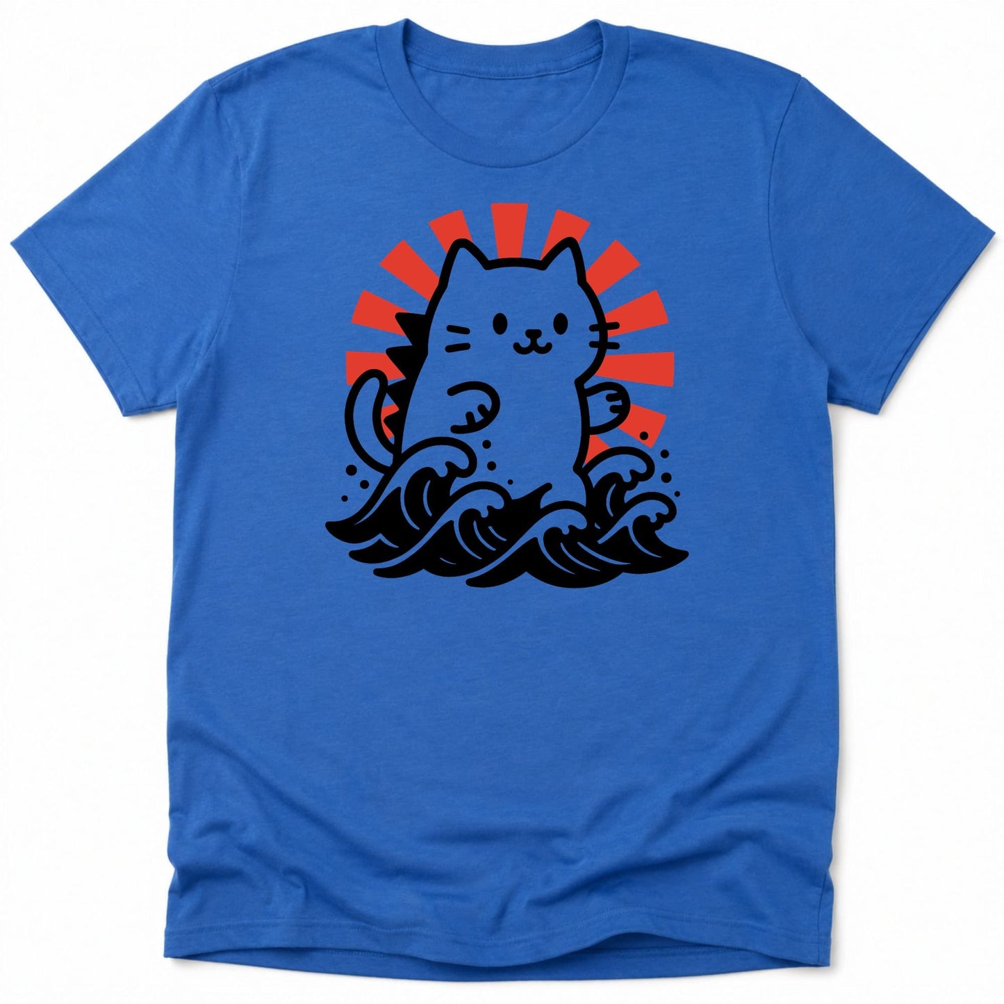 Kyattojira Rising Everyday Softstyle Tee Heather Royal / S 32549014356201473275 T-Shirt