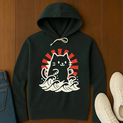 Kyattojira Rising Hoodie Black / S 24217701046620118214 Hoodie