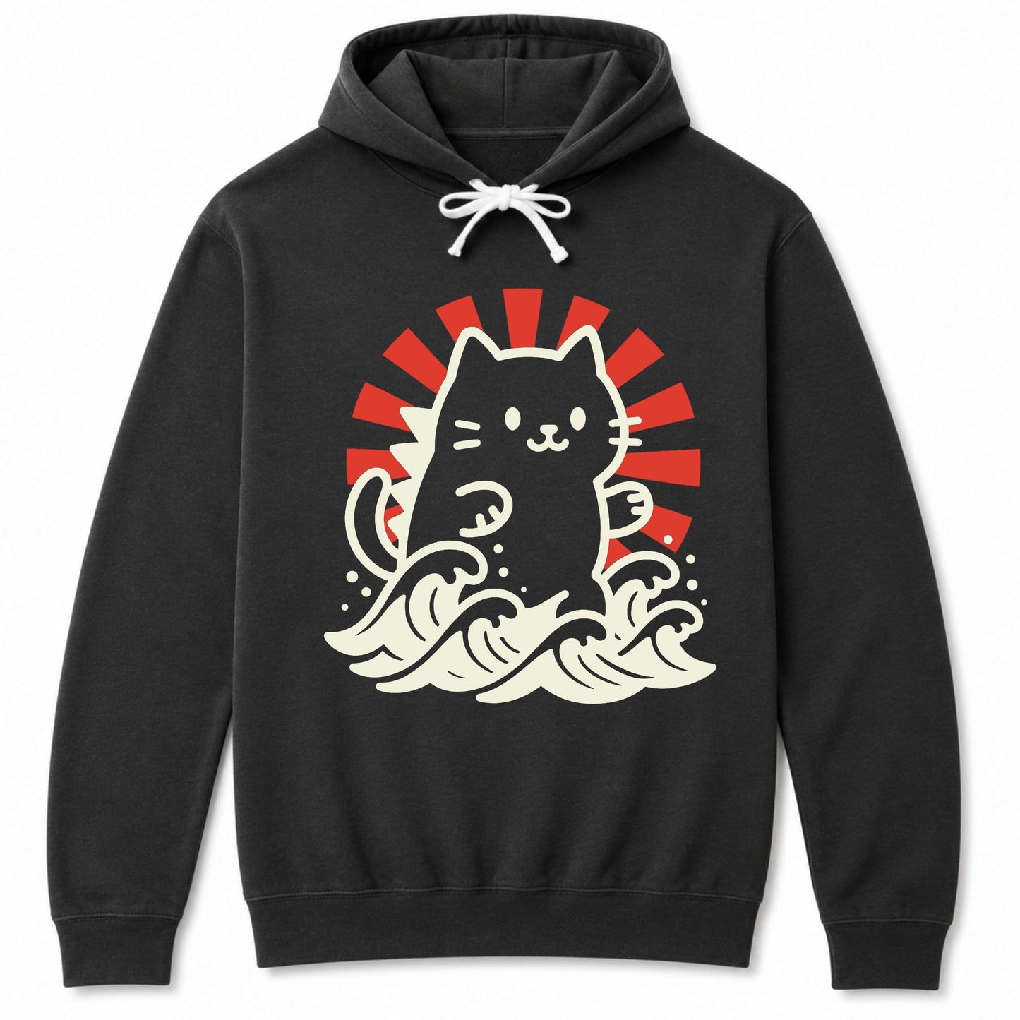 Kyattojira Rising Hoodie Black / S 24217701046620118214 Hoodie