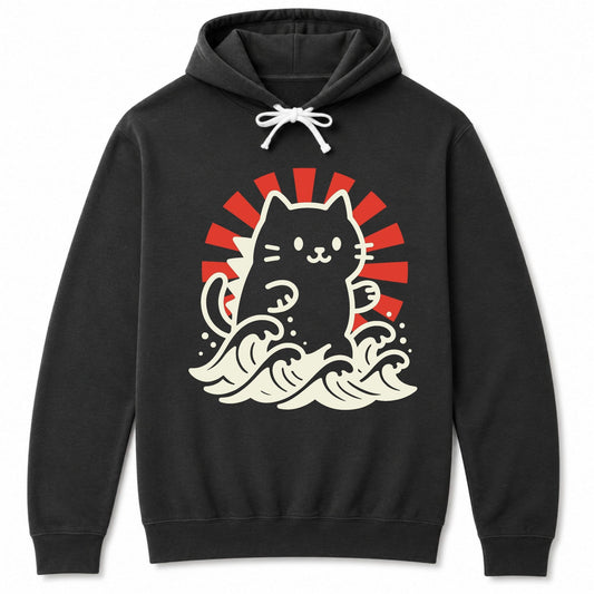 Kyattojira Rising Hoodie Black / S 24217701046620118214 Hoodie