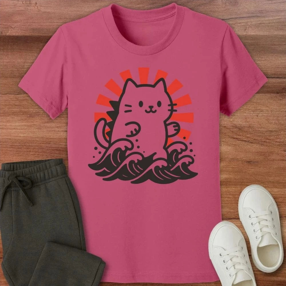 Kyattojira Rising Kids T-Shirt Berry / S 21639708884648849127 Kids clothes