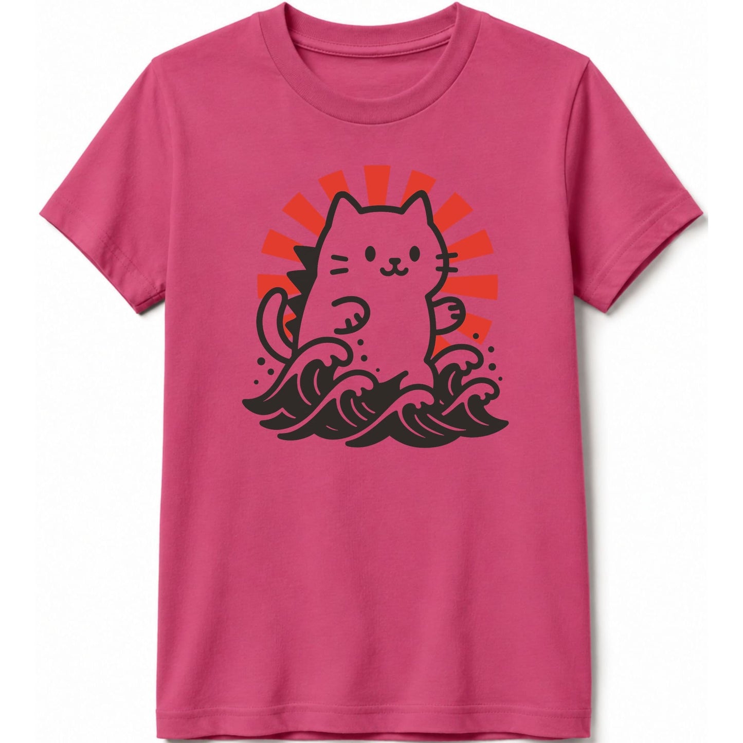 Kyattojira Rising Kids Tee Berry / S 21639708884648849127 Kids clothes