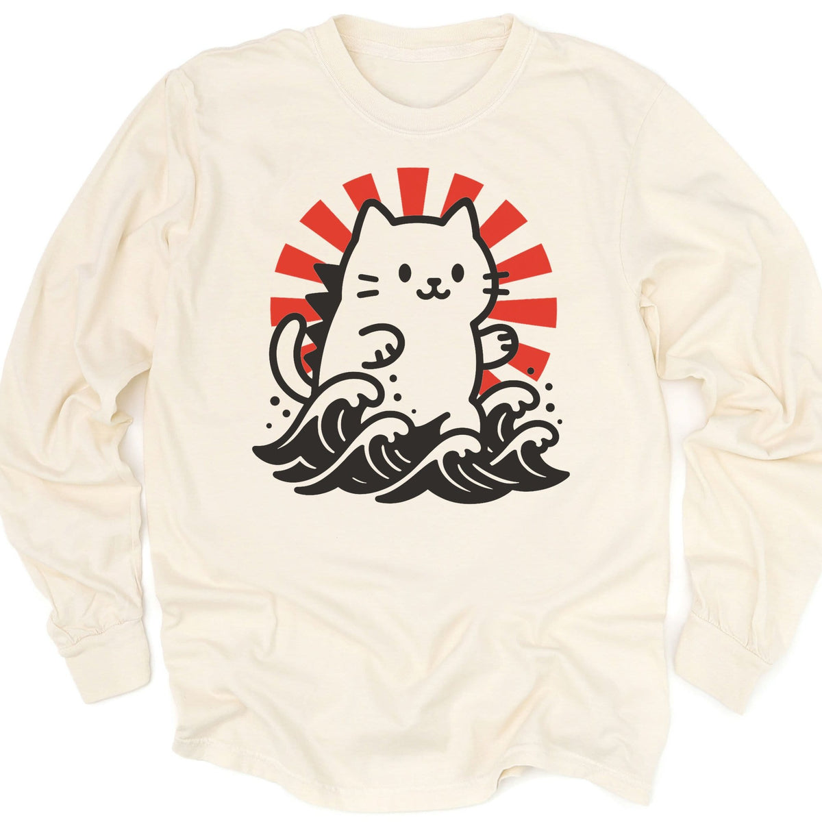 Kyattojira Rising Long Sleeve Ivory / M 25733717829595805684 Long-sleeve