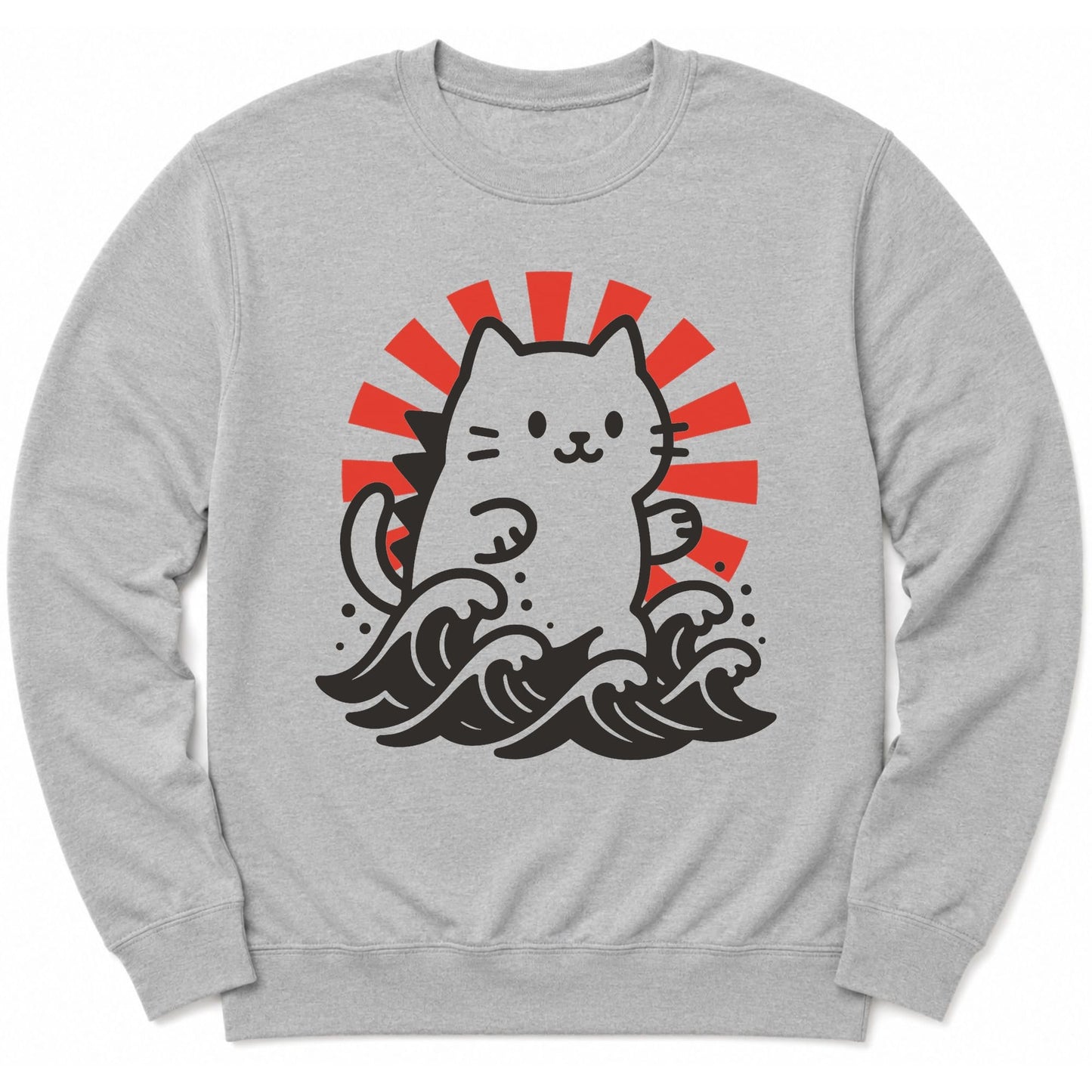 Kyattojira Rising Sweatshirt Sport Grey / S 20718458031002599529 Sweatshirt