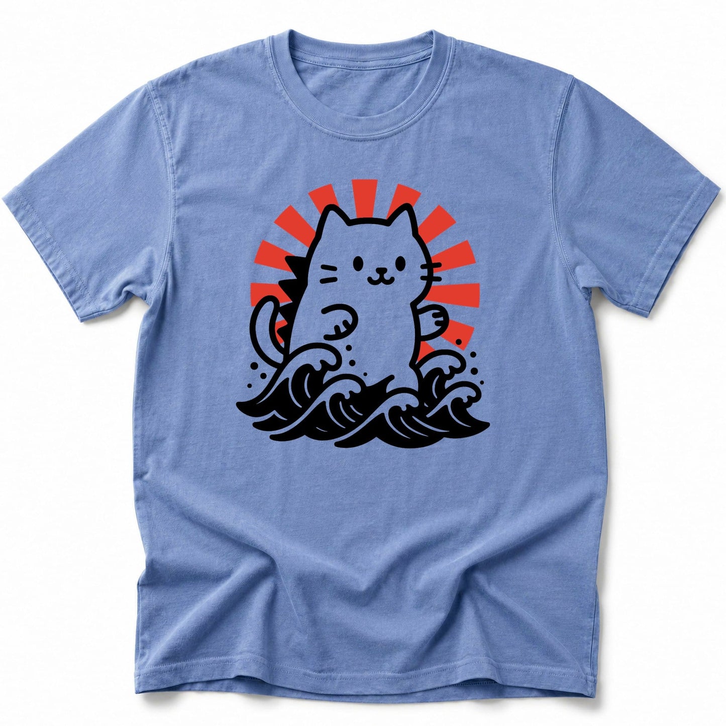 Kyattojira Rising T-Shirt Blue Jean / S 30180623428736874917 T-Shirt