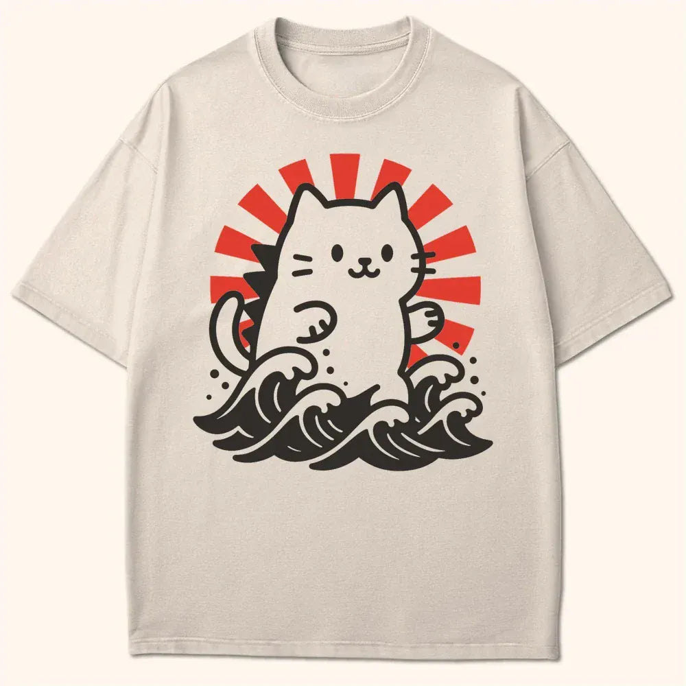 Kyattojira Rising T-Shirt Ivory / S 14755888185392351251 T-Shirt