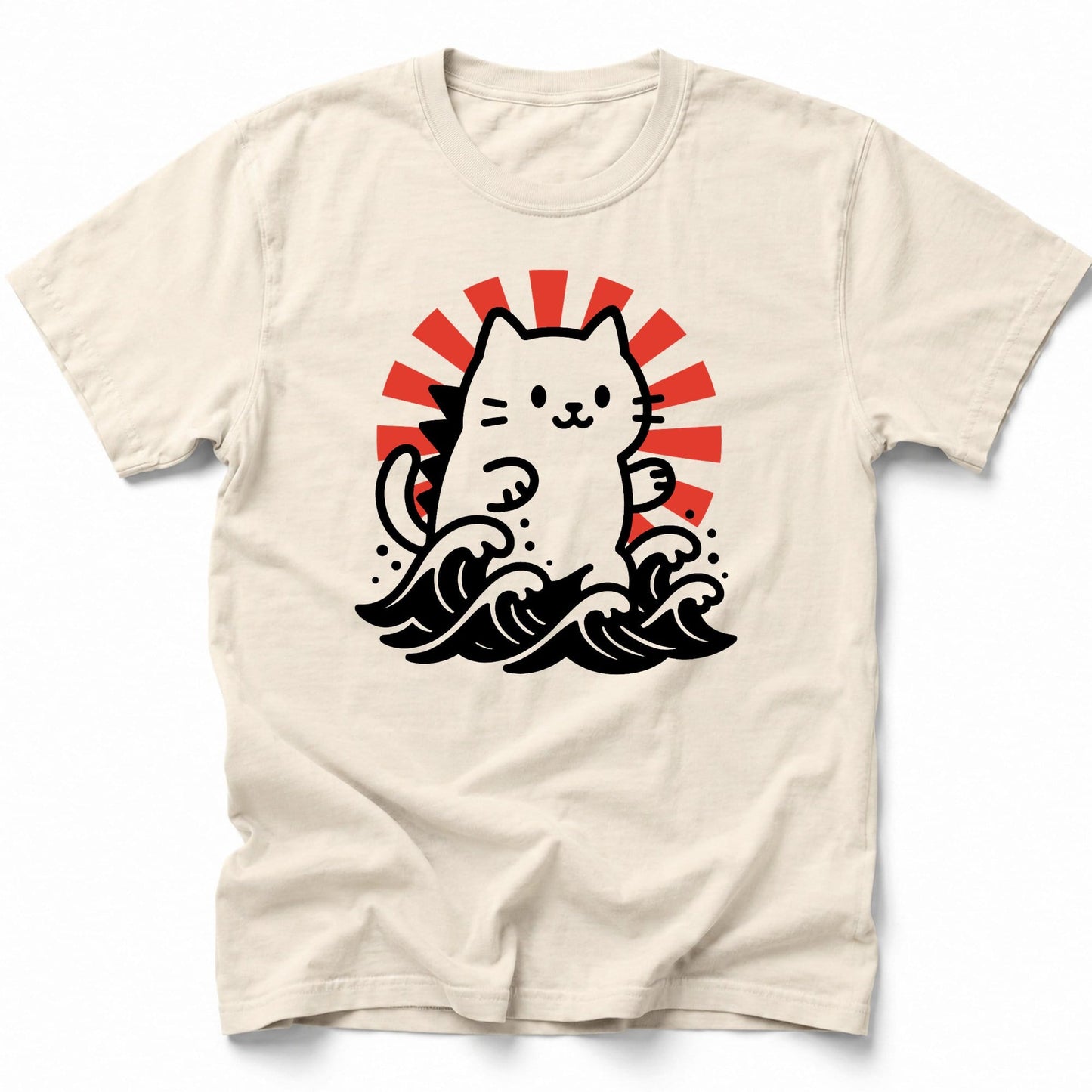 Kyattojira Rising T-Shirt Ivory / S 14755888185392351251 T-Shirt