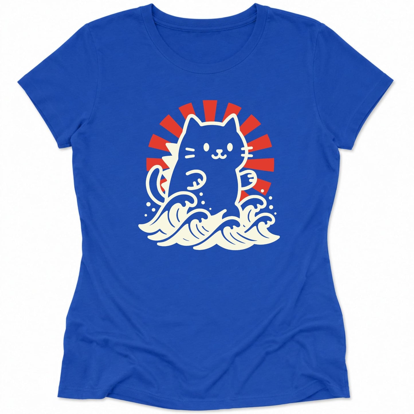 Kyattojira Rising Womens Tee True Royal / S 68678024959284333087 T-Shirt