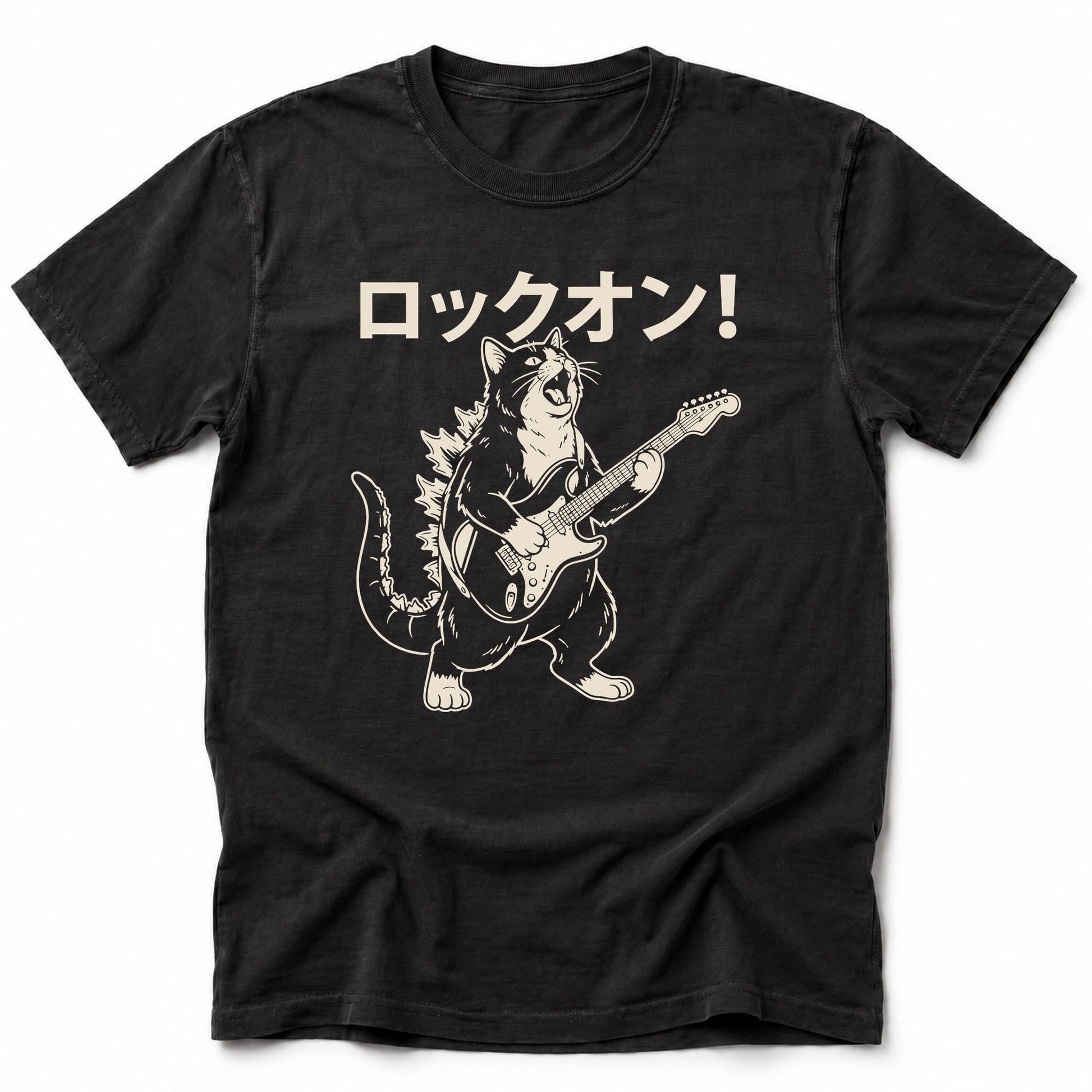 Kyattojira Rock On T-Shirt Black / S 22099331246117249302 T-Shirt