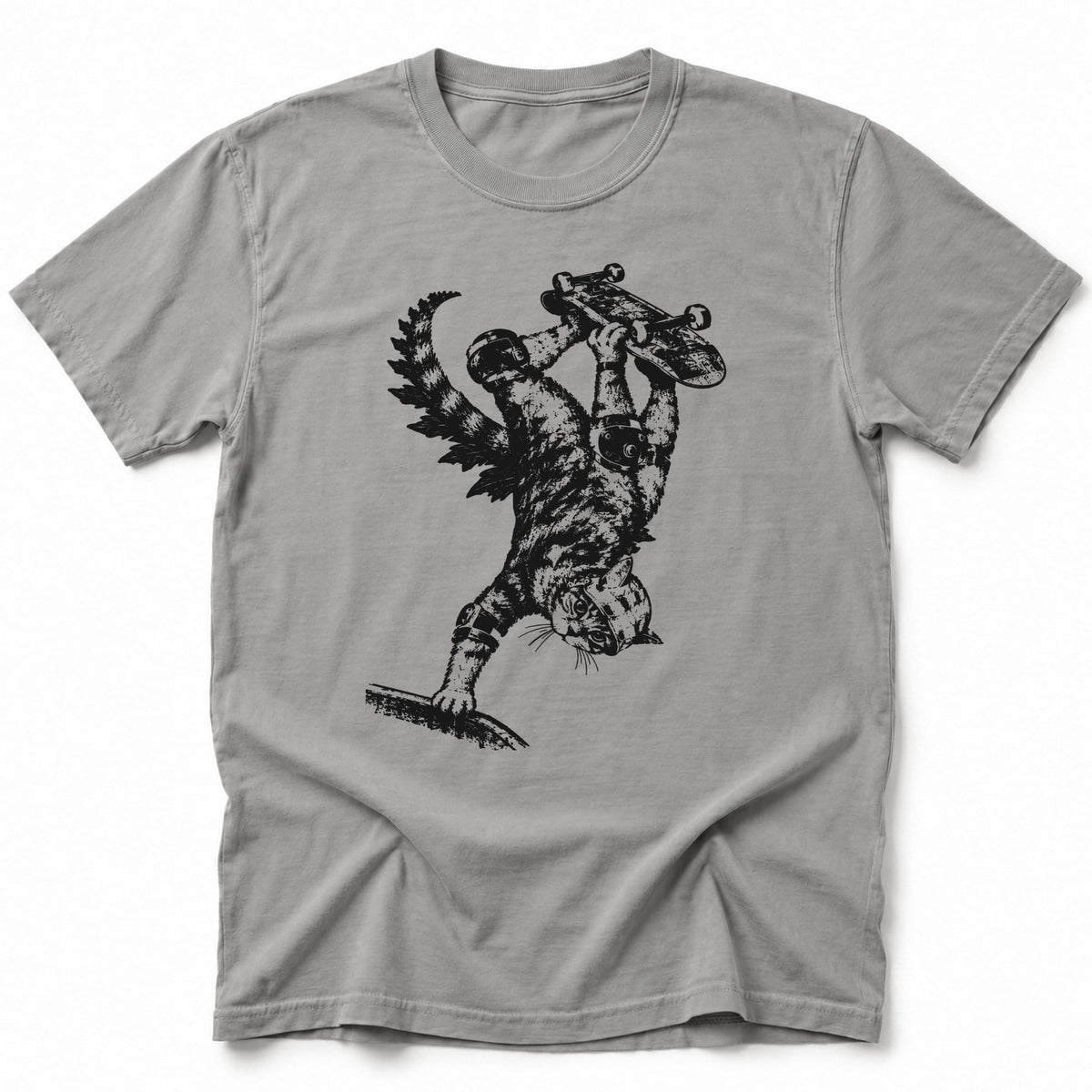 Kyattojira Shreds T-Shirt Grey / S 28340529713060694052 T-Shirt