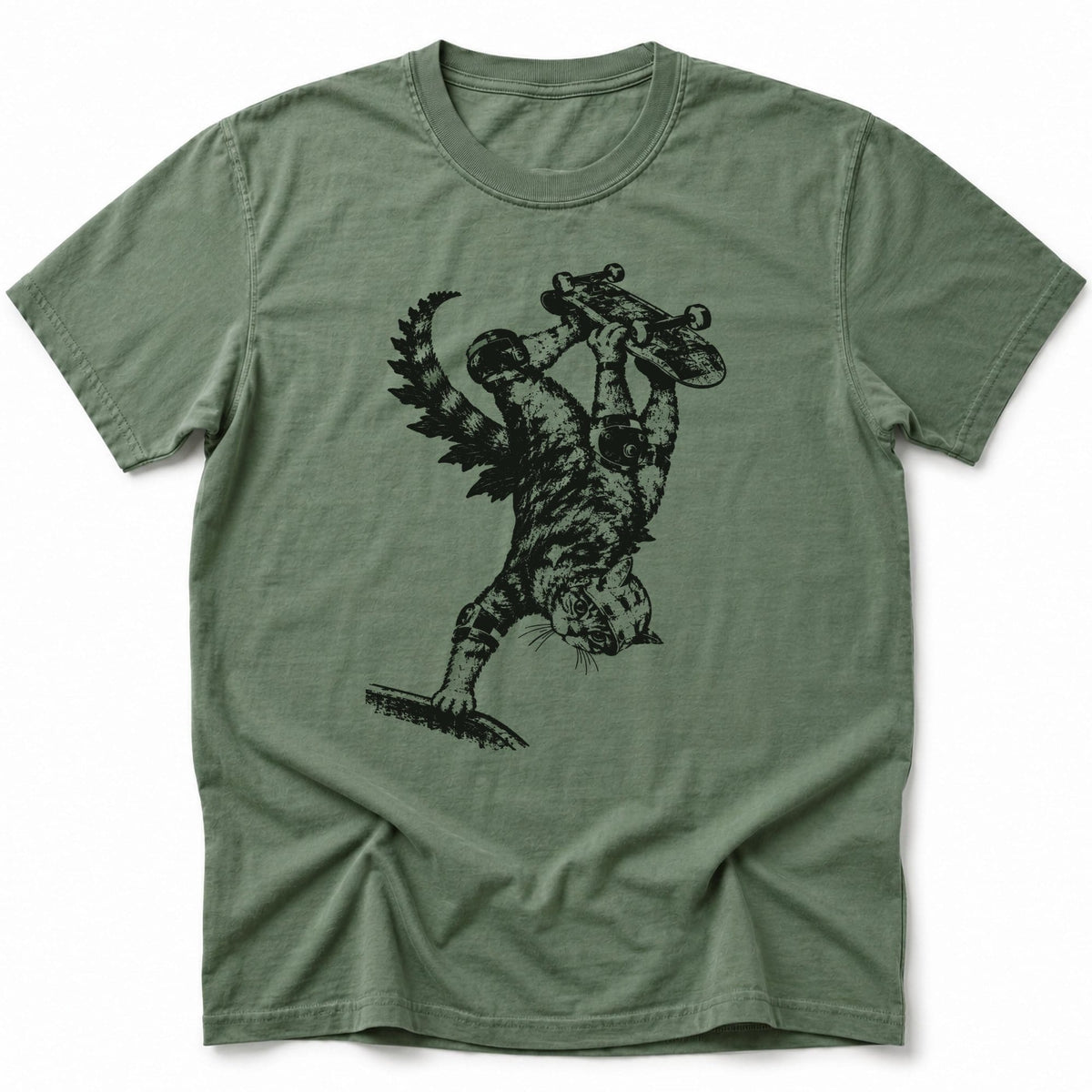 Kyattojira Shreds T-Shirt Moss / S 10167444909162779018 T-Shirt