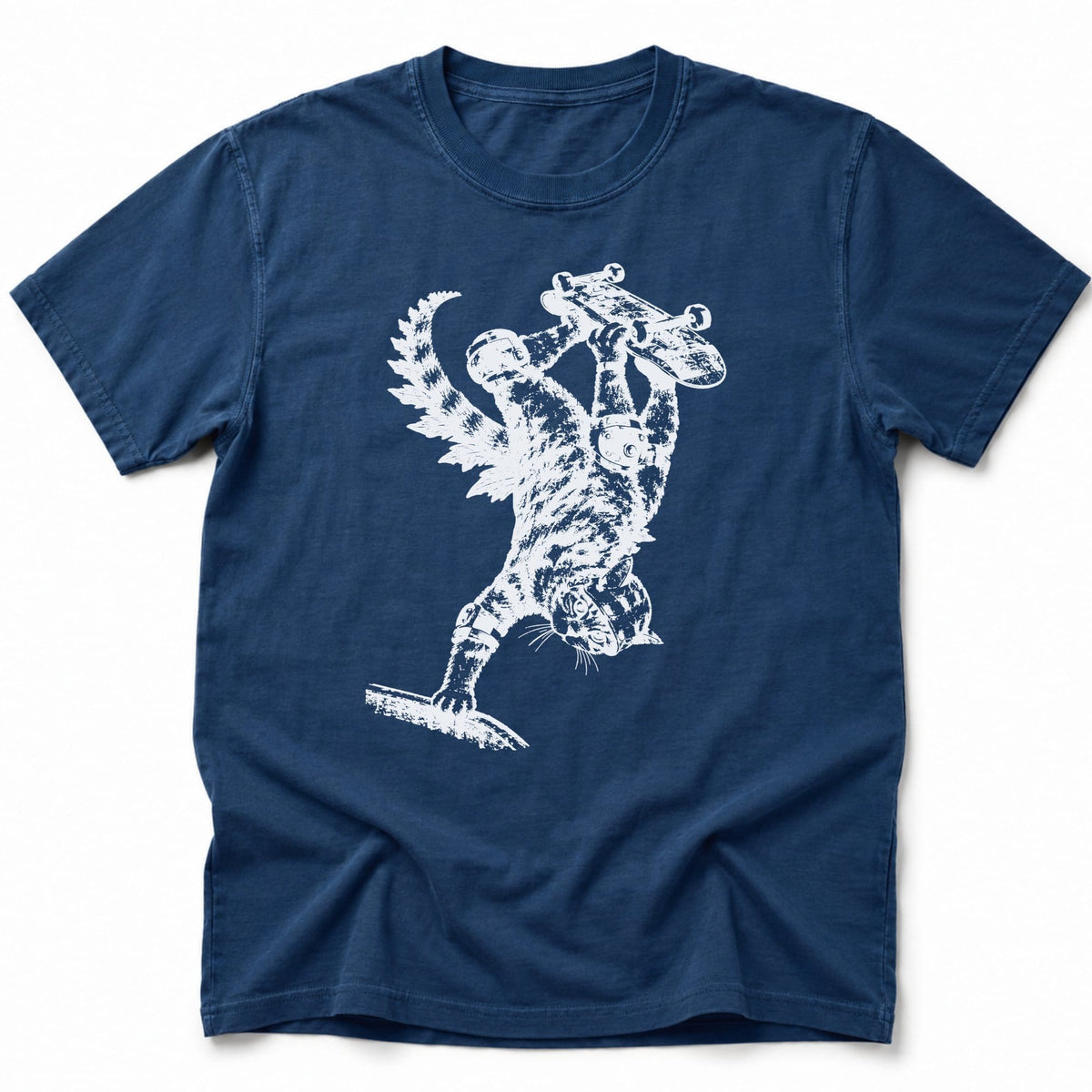Kyattojira Shreds T-Shirt Navy / S 17713360267373808928 T-Shirt