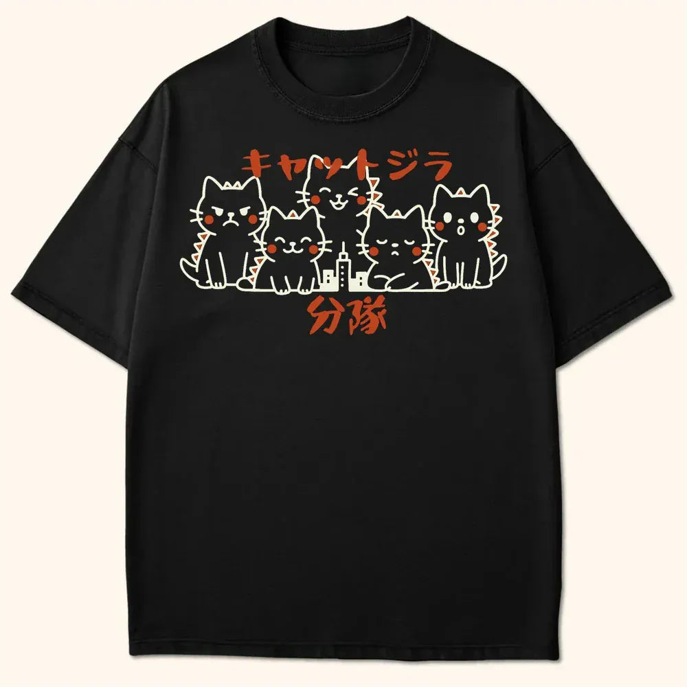 Kyattojira Squad T-Shirt Black / S 25859556585147424782 T-Shirt