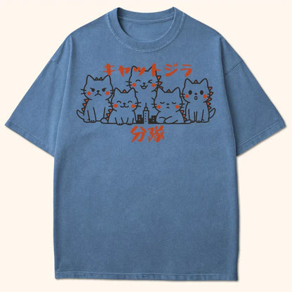 Kyattojira Squad T-Shirt Blue Jean / S 51971156923147061970 T-Shirt