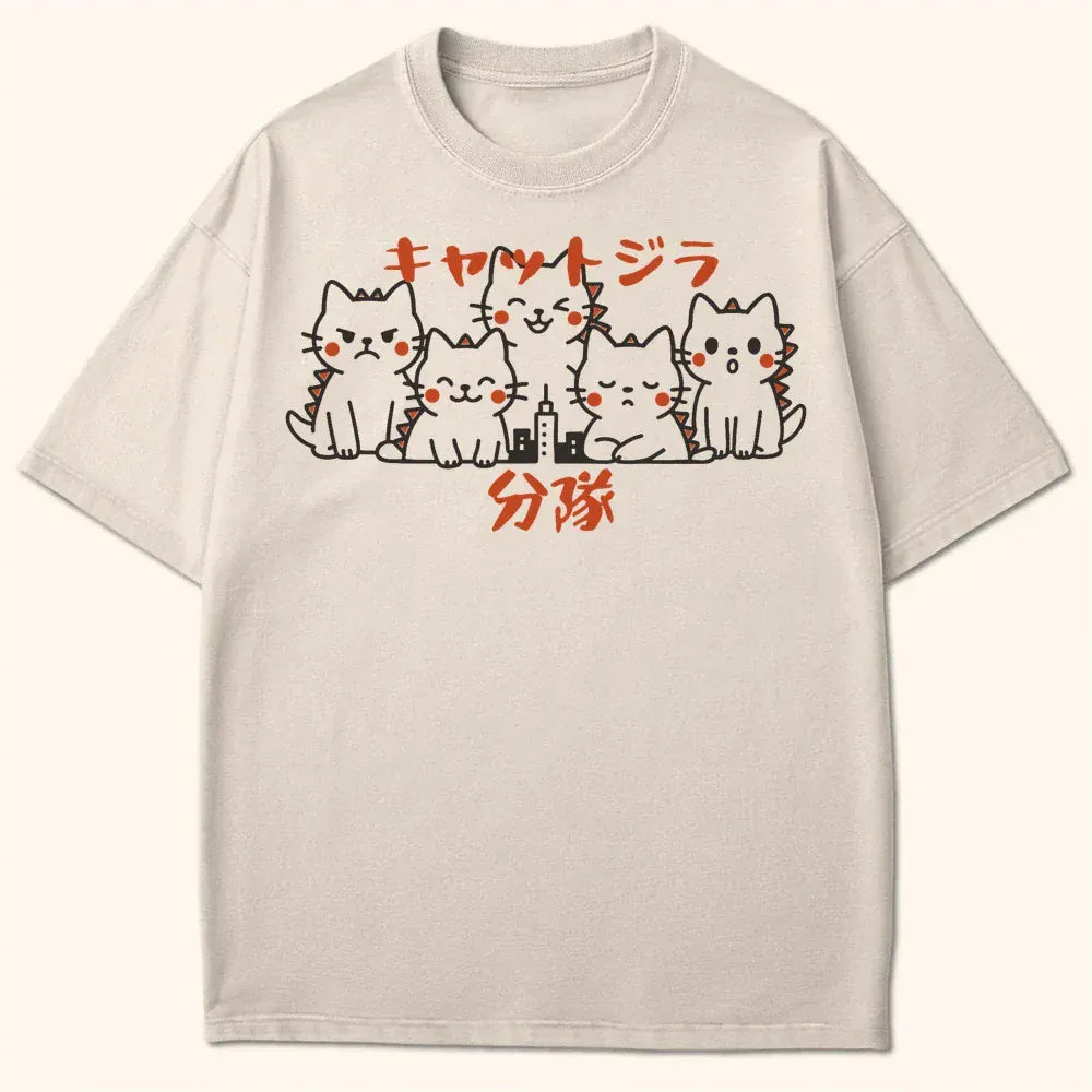 Kyattojira Squad T-Shirt Ivory / S 49809281156171901118 T-Shirt