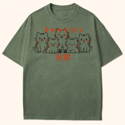 Kyattojira Squad T-Shirt Moss / S 30534700133926847314 T-Shirt