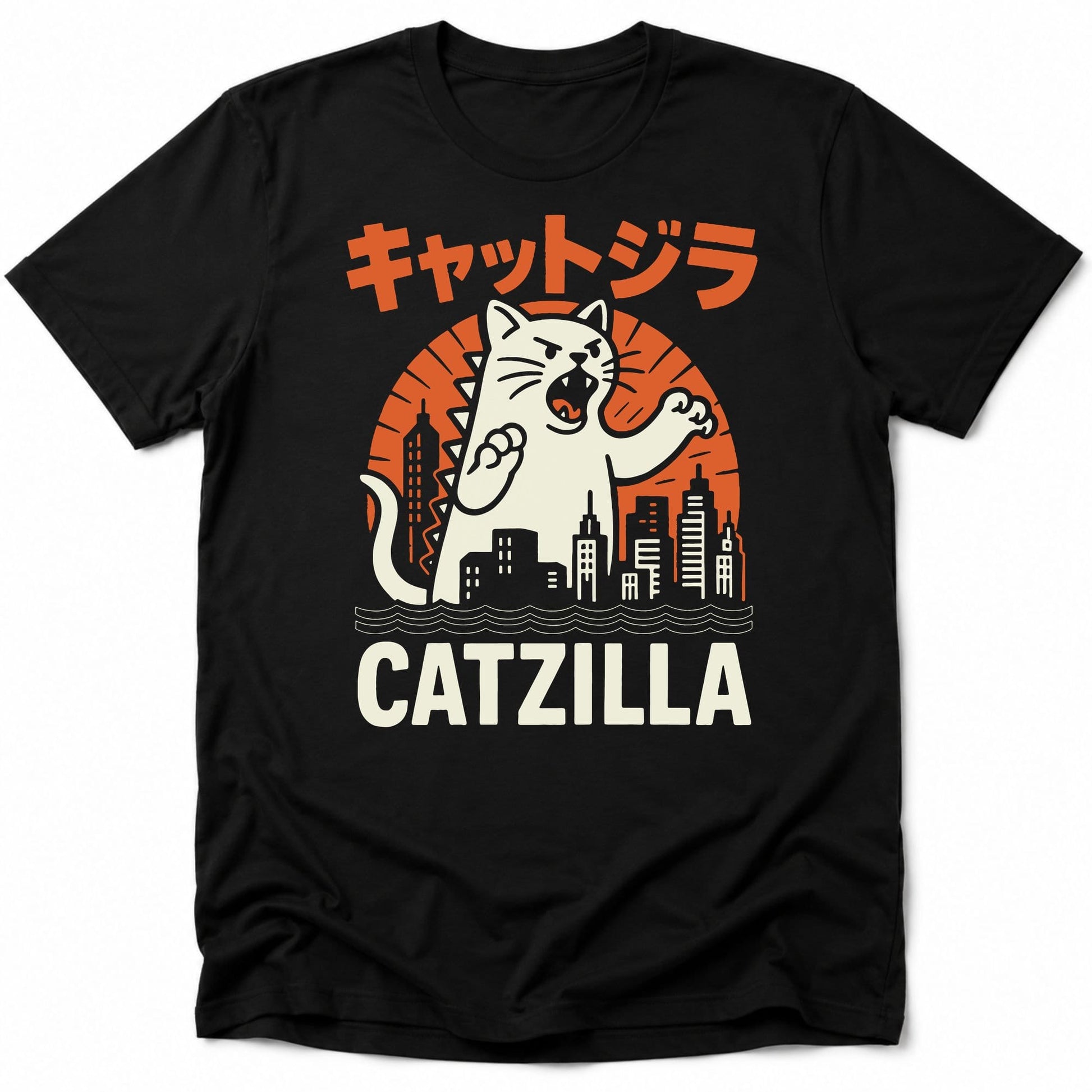Kyattojira Strikes Everyday Softstyle Tee Black / S 32585235576770008661 T-Shirt