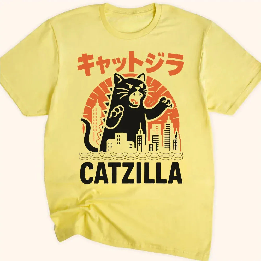 Kyattojira Strikes Everyday Softstyle Tee Cornsilk / S 18653315492800294150 T-Shirt