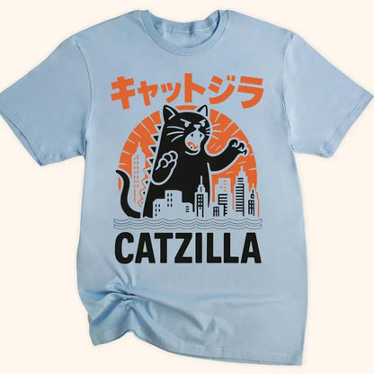 Kyattojira Strikes Everyday Softstyle Tee Light Blue / S 24936351126131368240 T-Shirt