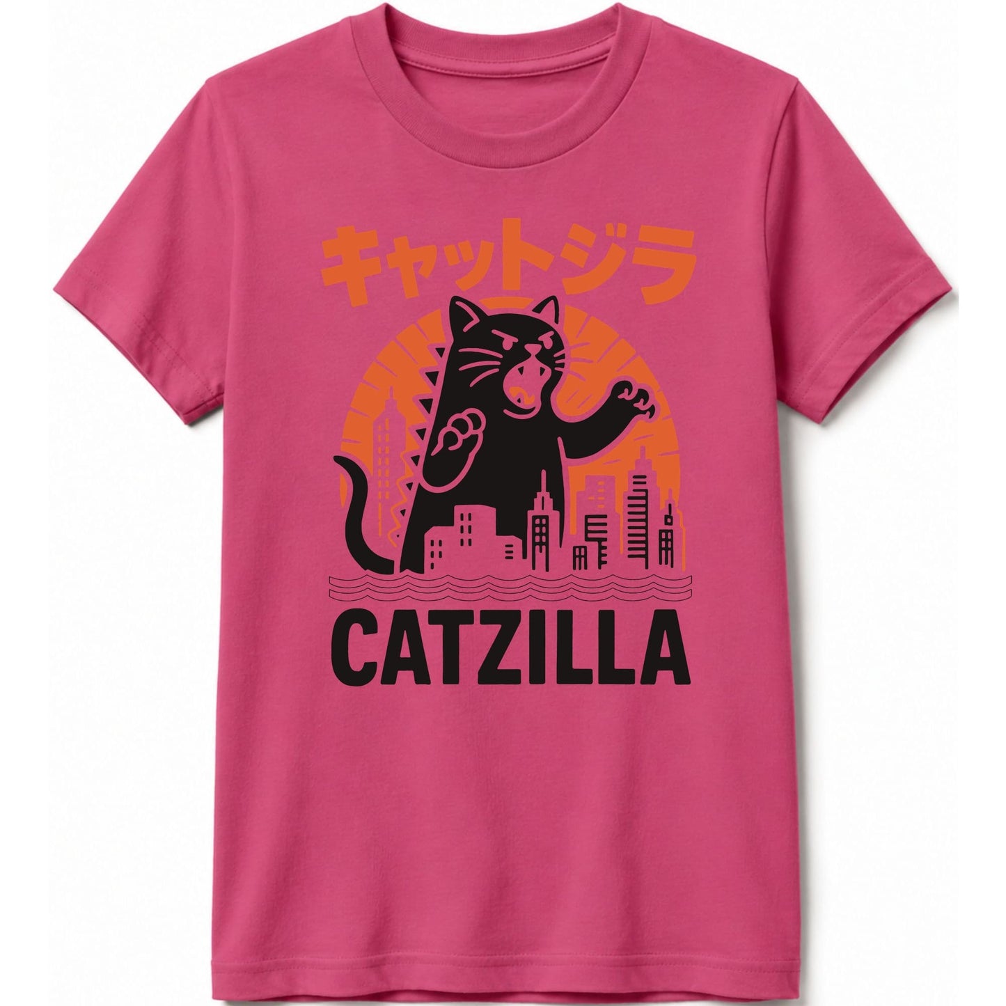 Kyattojira Strikes Kids Tee Berry / S 64127852528014208021 Kids clothes