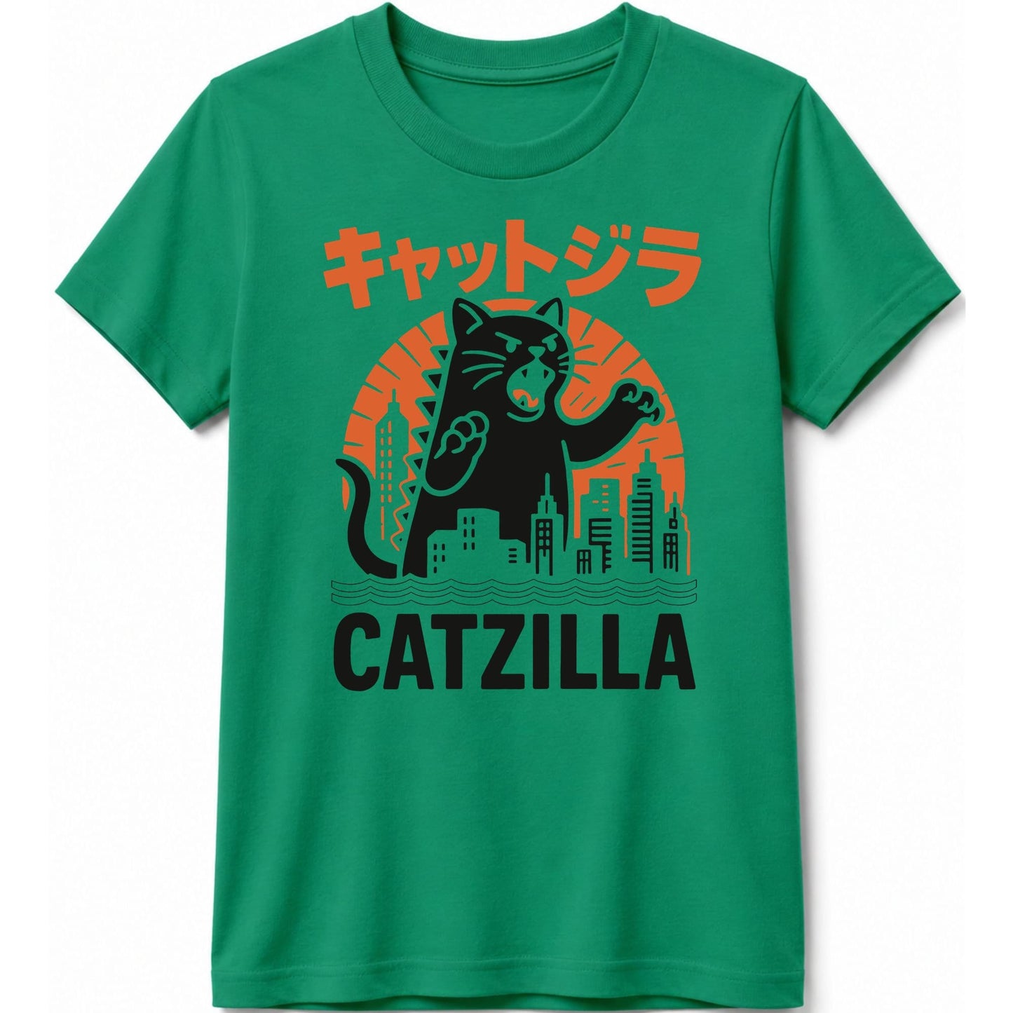 Kyattojira Strikes Kids Tee Kelly / S 25353017348265421858 Kids clothes