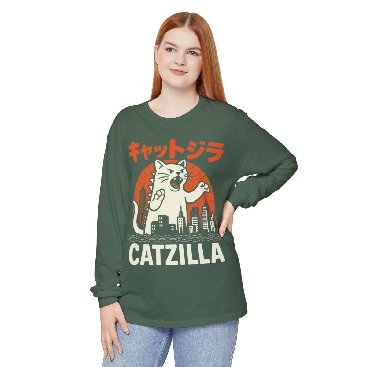 Kyattojira Strikes Long Sleeve Long-sleeve