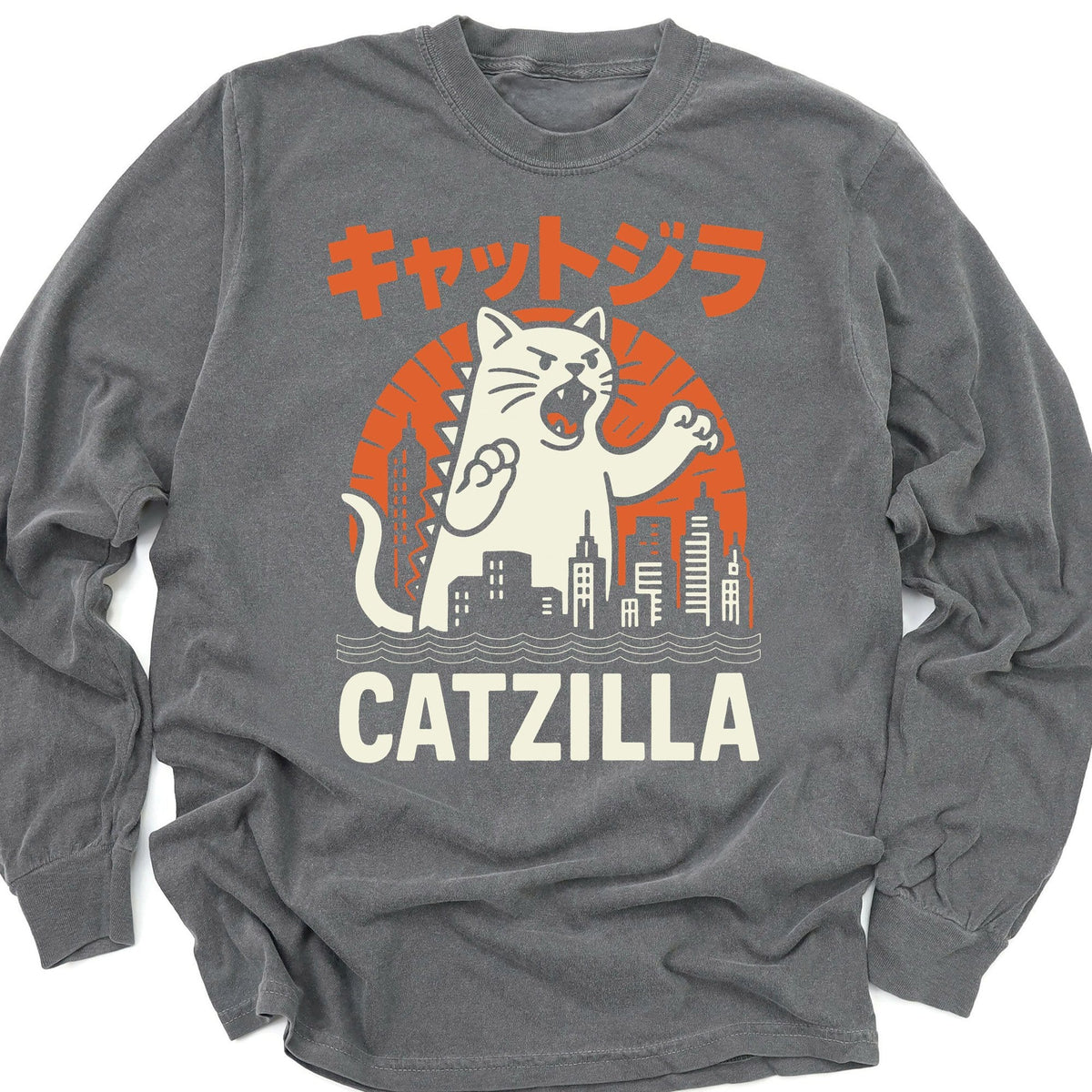 Kyattojira Strikes Long Sleeve Pepper / M 11643826808165045095 Long-sleeve