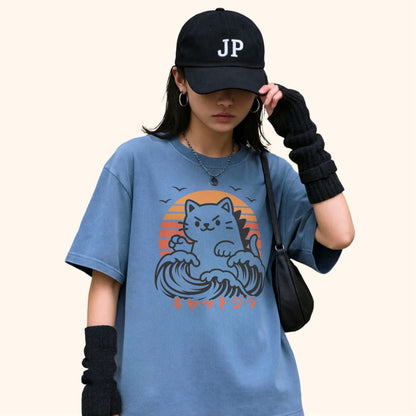 Kyattojira Sunset T-Shirt T-Shirt