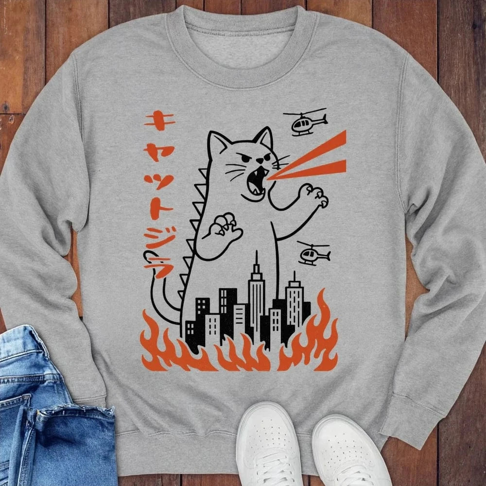 Kyattojira Sweatshirt S / Sport Grey 16861345083163935938 Sweatshirt