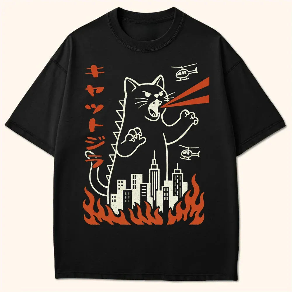 Kyattojira T-Shirt Black / S 96543797279812078977 T-Shirt