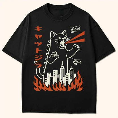 Kyattojira T-Shirt Black / S 96543797279812078977 T-Shirt