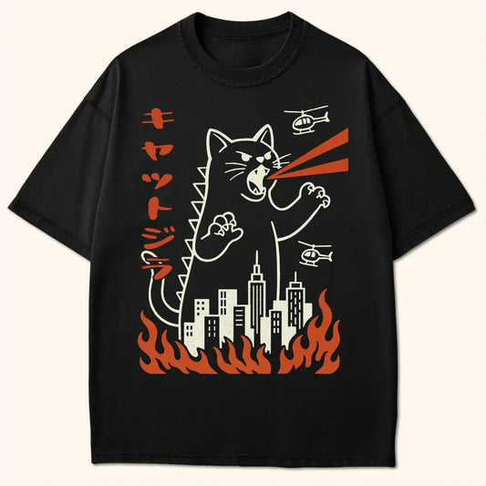 Kyattojira T-Shirt Black / S 96543797279812078977 T-Shirt