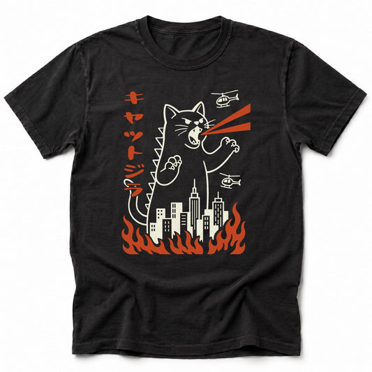 Kyattojira T-Shirt Black / S 96543797279812078977 T-Shirt