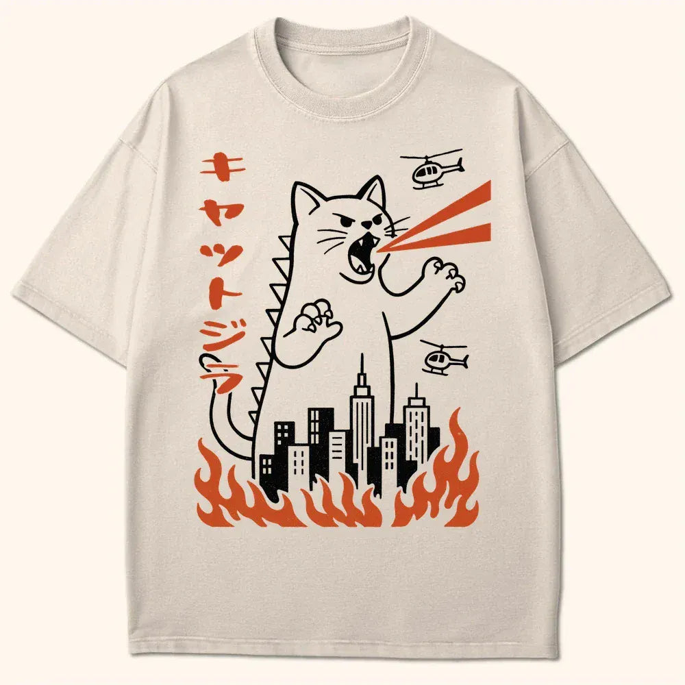 Kyattojira T-Shirt Ivory / S 15505623078653821850 T-Shirt