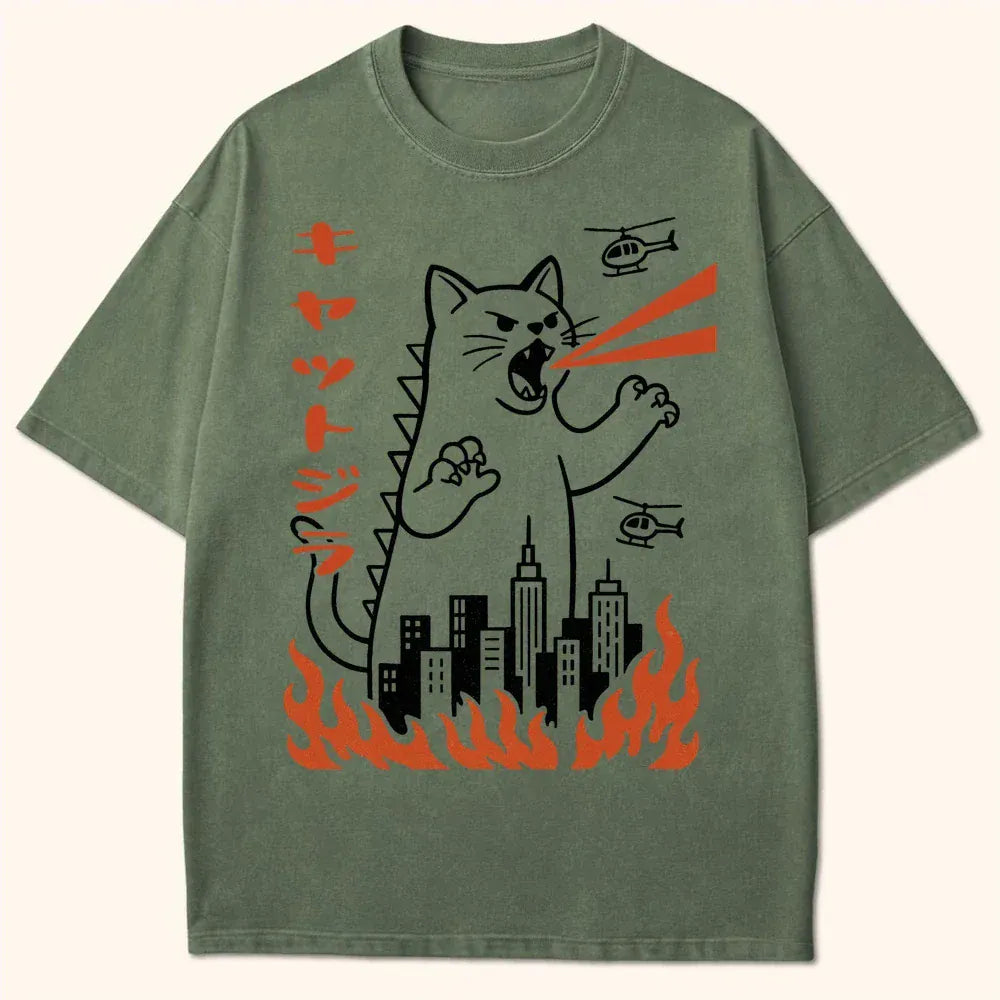 Kyattojira T-Shirt Moss / S 24657319507208722726 T-Shirt