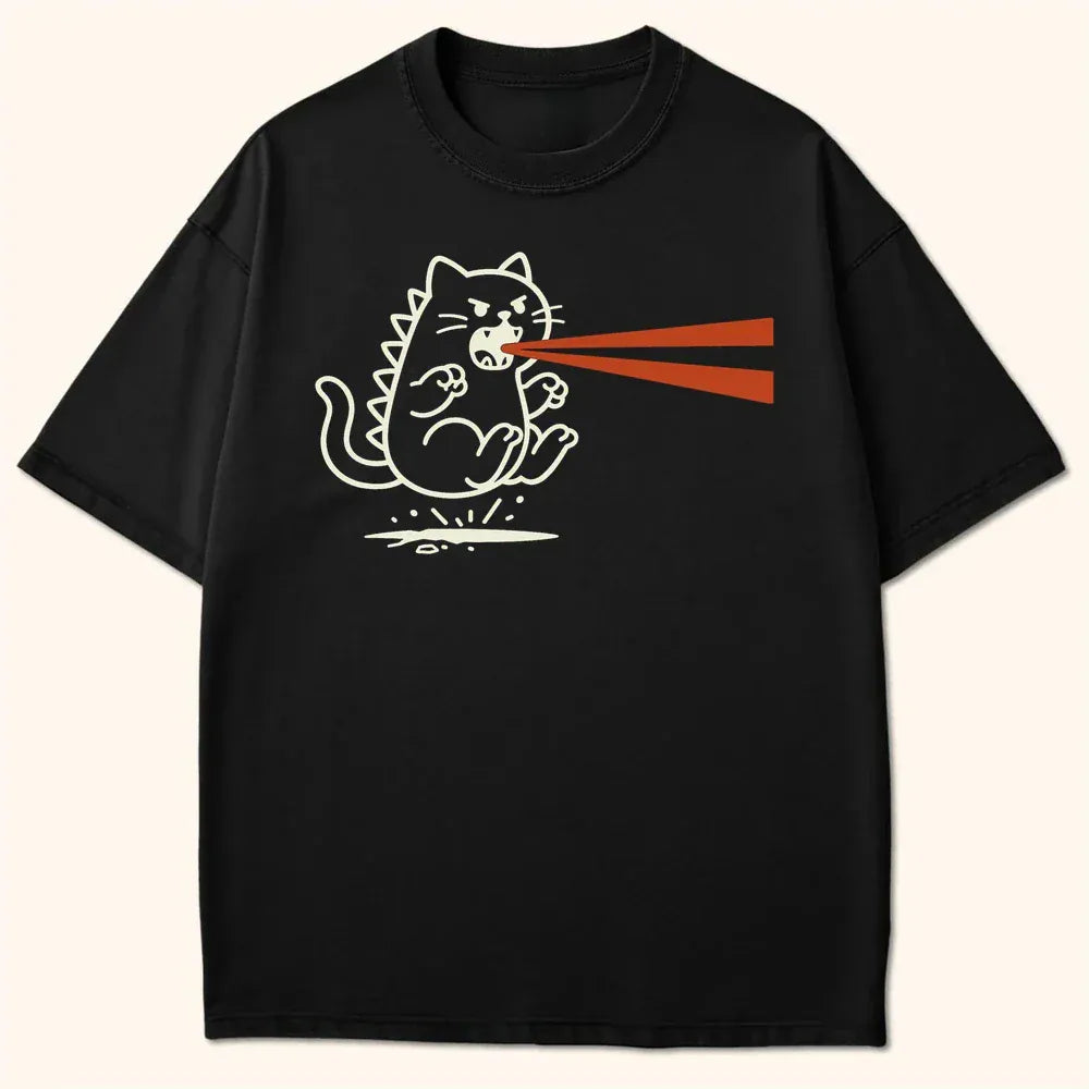 Kyattojira Takes Flight T-Shirt Black / S 31524060998681565324 T-Shirt