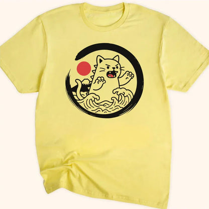 Kyattojira Tides Everyday Softstyle Tee Cornsilk / S 45064892199359786128 T-Shirt