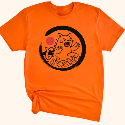 Kyattojira Tides Everyday Softstyle Tee Orange / S 10402899044830169715 T-Shirt