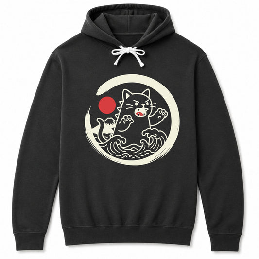 Kyattojira Tides Hoodie Black / S 27550141591939582686 Hoodie