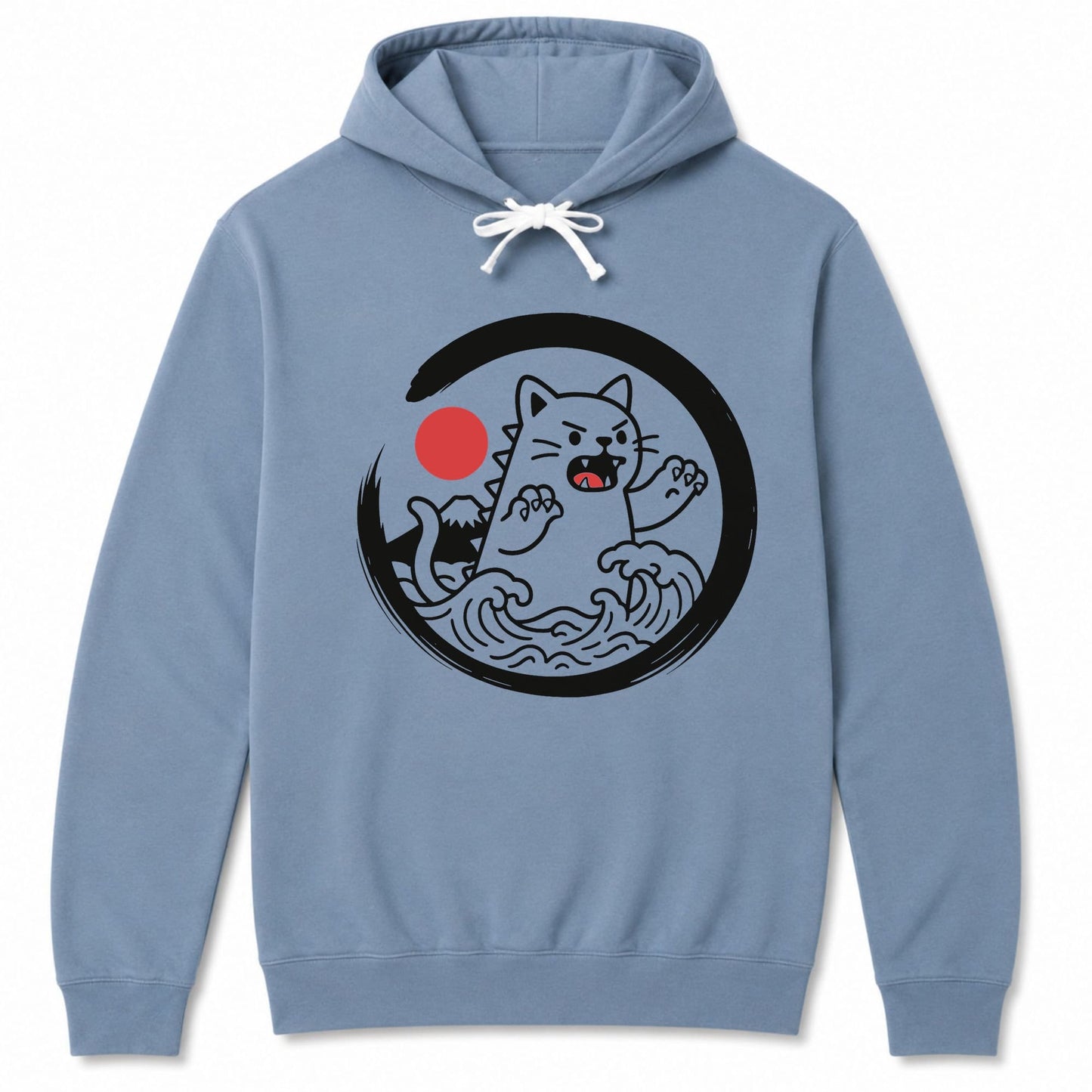 Kyattojira Tides Hoodie Blue Jean / S 27243139577512874060 Hoodie