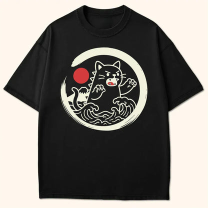 Kyattojira Tides T-Shirt Black / S 49380816330608457265 T-Shirt