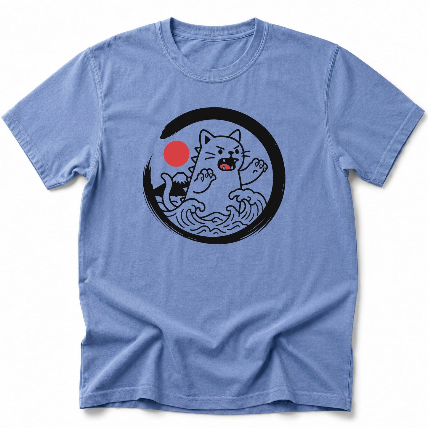 Kyattojira Tides T-Shirt Blue Jean / S 16920962573805303227 T-Shirt