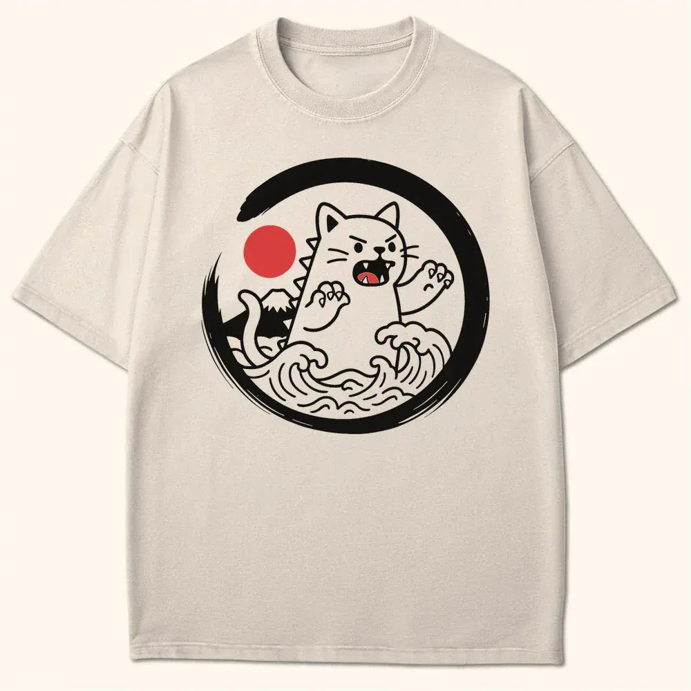 Kyattojira Tides T-Shirt Ivory / S 16400431167215741474 T-Shirt