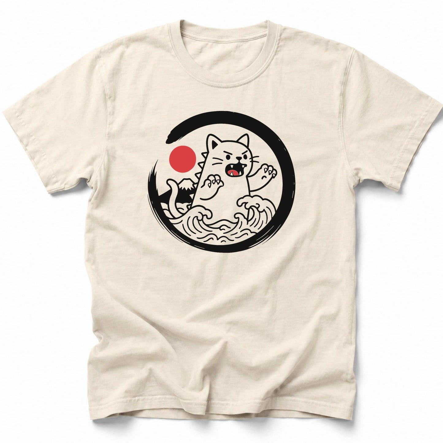 Kyattojira Tides T-Shirt Ivory / S 16400431167215741474 T-Shirt