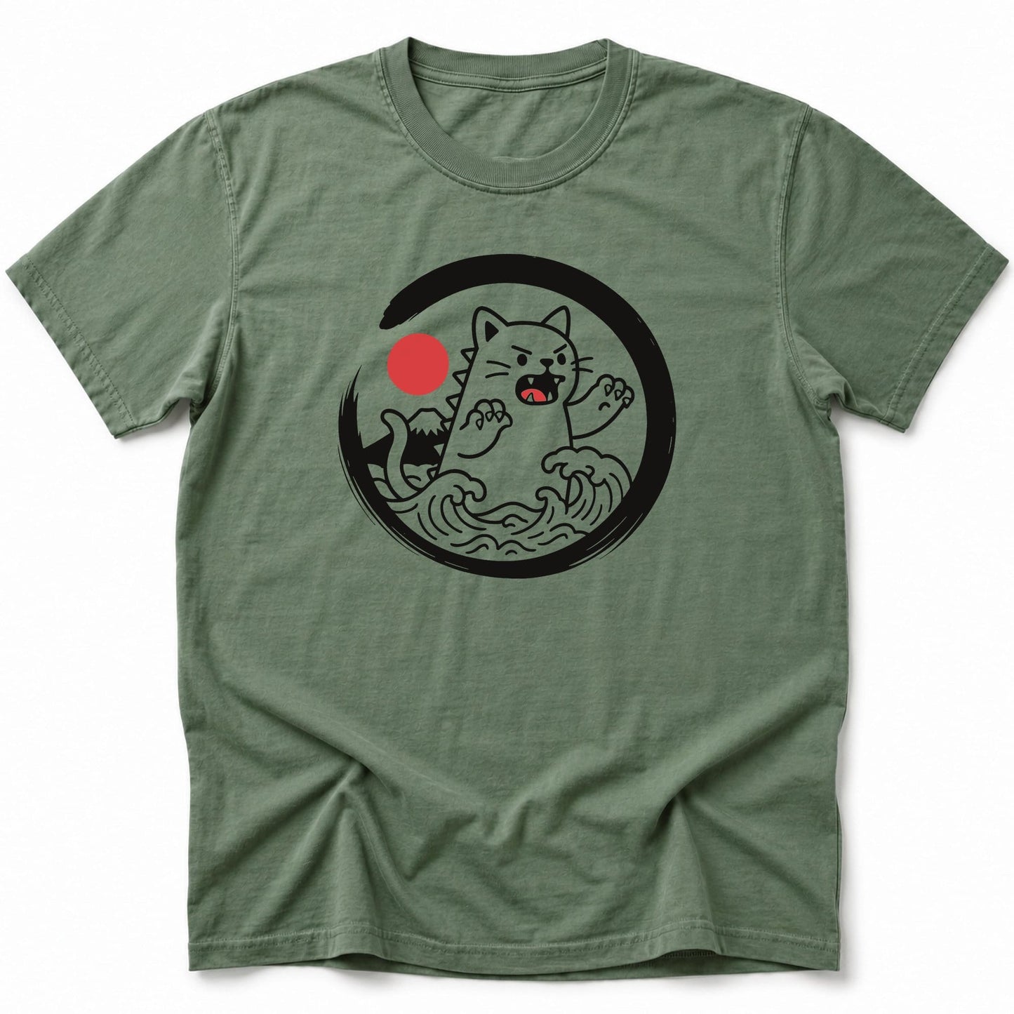 Kyattojira Tides T-Shirt Moss / S 29036979660081847184 T-Shirt